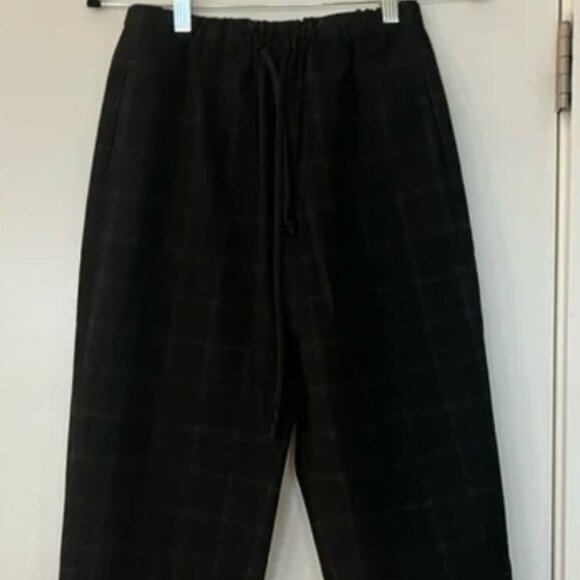 BABATON DRAWSTRING PLAID TROUSER - Picture 1 of 4